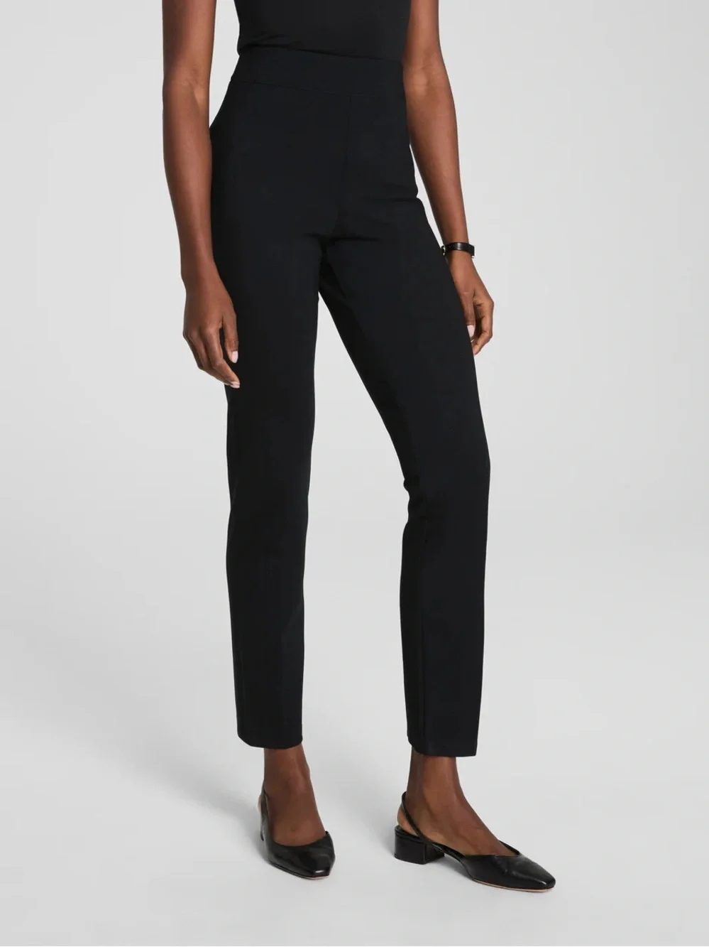 SPANXsupersmooth™ PerfectFit Ponte Slim Straight Pant Classic Black Size Small